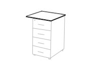Крышка тумбы 60x60
